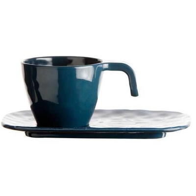 Чашки с блюдцами Harmony, синие (10265961)