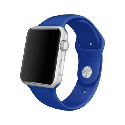Силиконовый ремешок Apple Watch, 38/40/41, M/L, ярко-синий