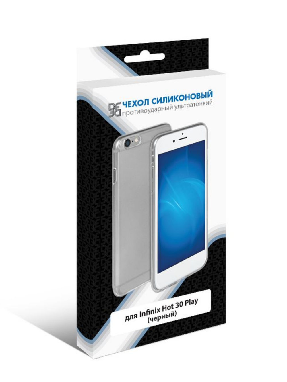 Силиконовый чехол для Infinix Hot 30 Play black DF
