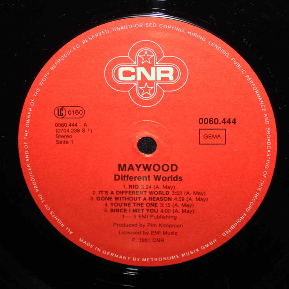 Maywood / Different Worlds (LP)