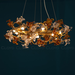 Люстра Cloyd GUATEMALA C14 / Ø60 см - латунь (арт.11215)