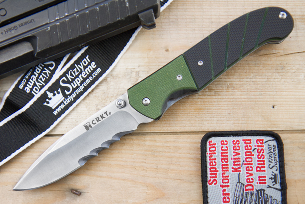 Складной нож CRKT Ignitor Sport 6855 (насечки)