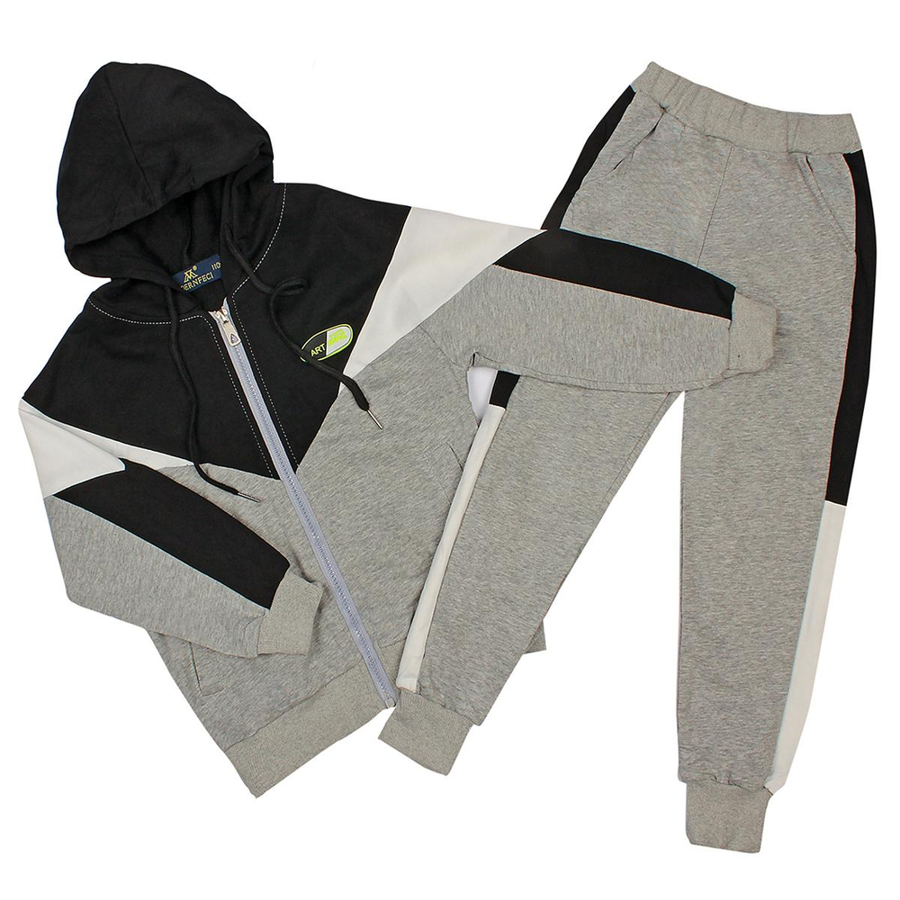 Спортивный костюм для девочек А.4431В-B39, серый, р. 104-110см 9719032