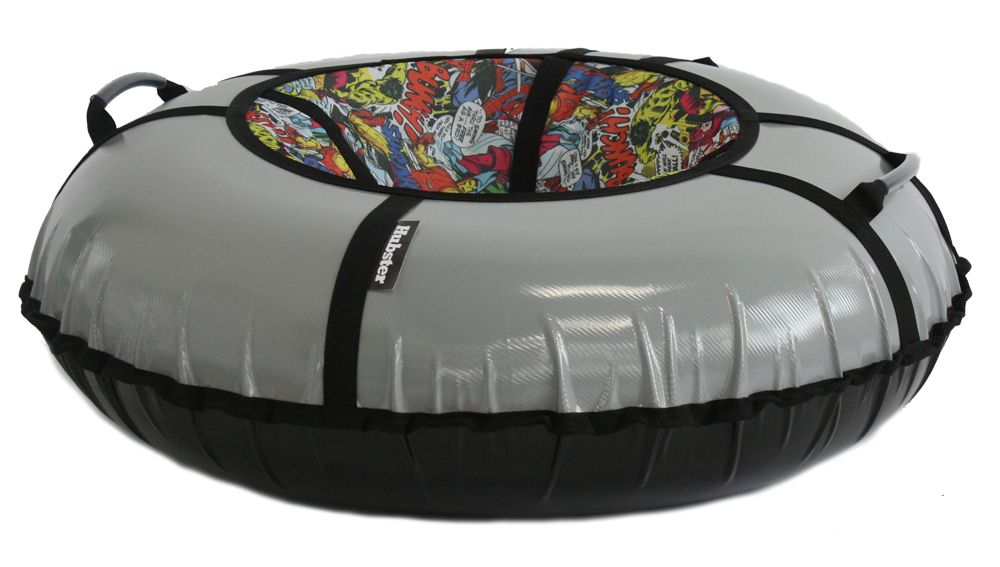 Тюбинг Hubster Ринг Pro серый, супер герои