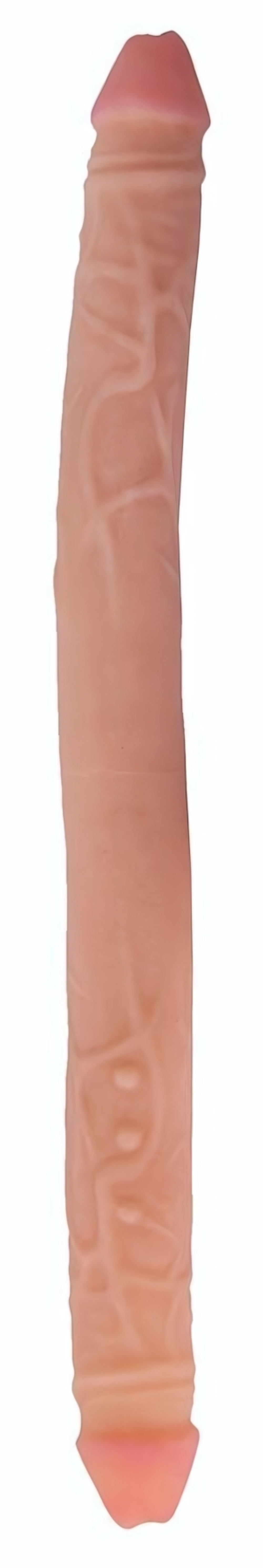 Двусторонний фаллоимитатор FLEX&FIX - 49,5 см. (Цвет: телесный)