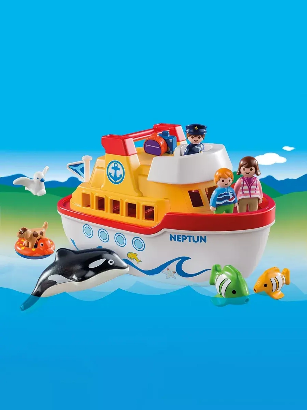 Конструктор Мой корабль Playmobil 1-2-3 6957