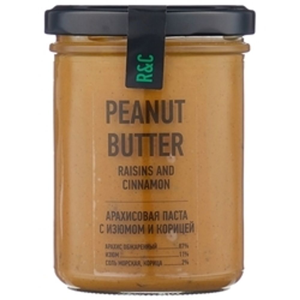Arahis Project Арахисовая паста с изюмом и с корицей 200 г