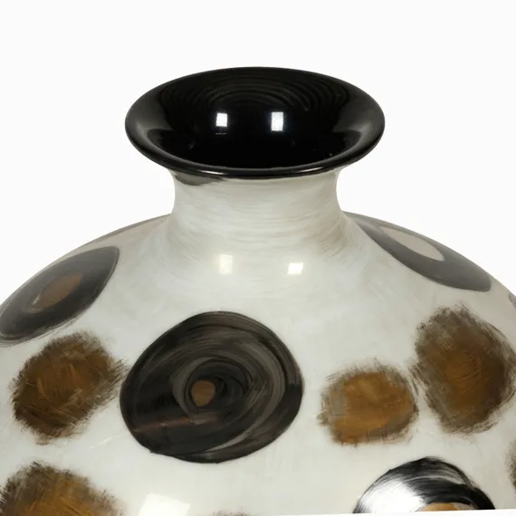 Ваза Flaviana высота 30 см, коричневый, чёрный, бежевый