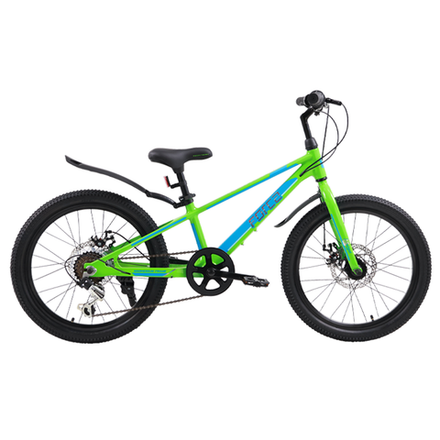 Велосипед Тech Team Forca 20"green/blue(магниевыйсплав) 2024