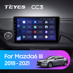 Teyes CC3 9" для Mazda 6 III 2018-2021