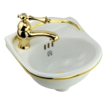 Раковина Migliore Milady 22817 D2 золото sx 32 см
