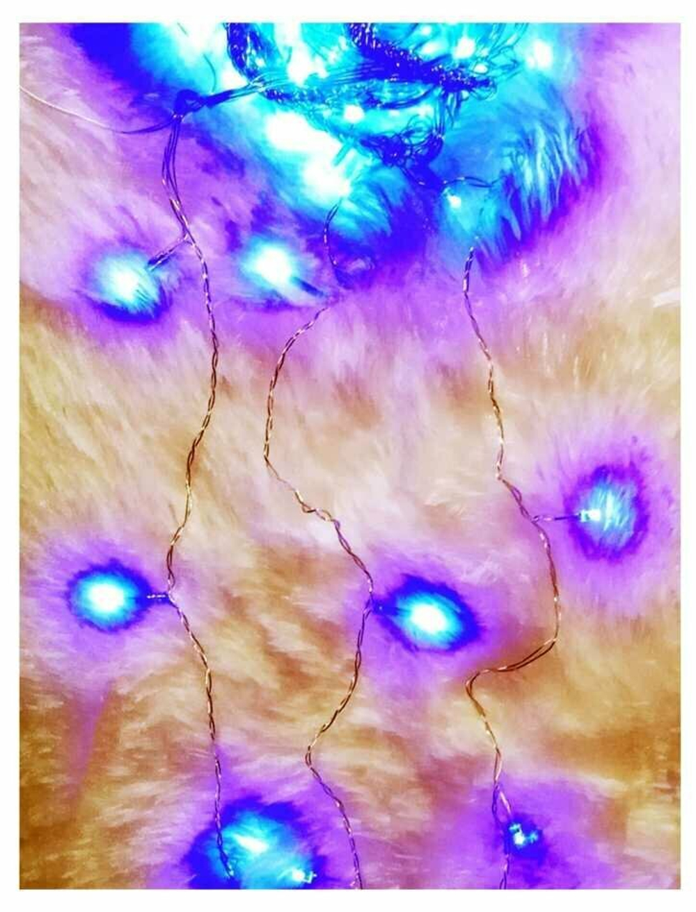 Светодиодная штора 1.5х1.5 метра синий