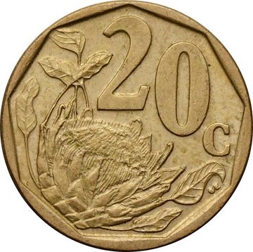 20 центов 2012 ЮАР