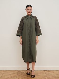 Платье кимоно ажурное