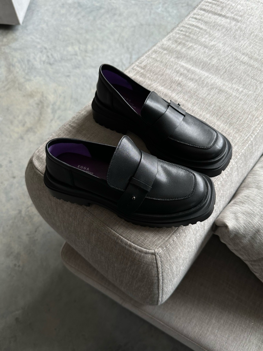 Лоферы из натуральной кожи