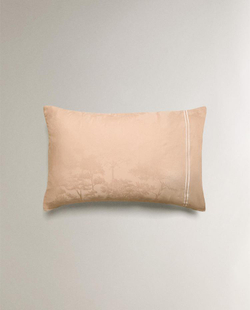 ZARA HOME САТИНОВАЯ НАВОЛОЧКА, РОЗОВЫЙ