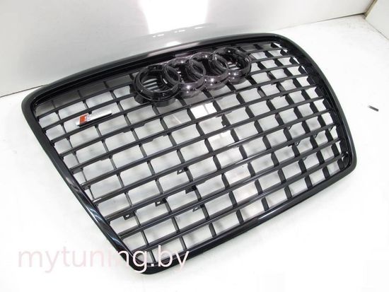 Решетка радиатора S-LINE для Audi A6 C6 black
