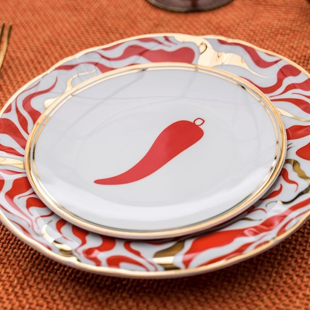 BITOSSI HOME Тарелка пирожковая Chili Pepper 17см