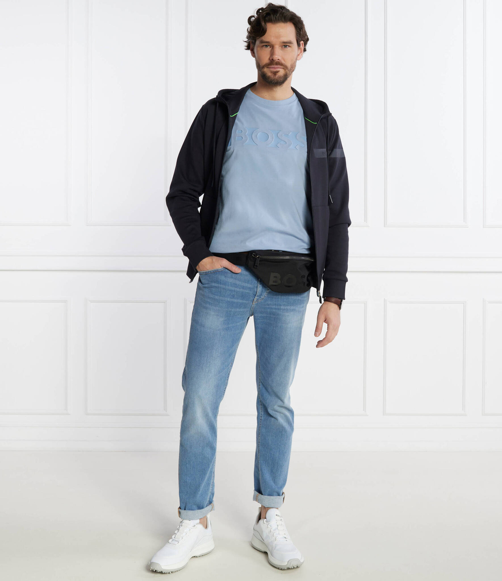 Футболка Tee 4 BOSS GREEN - голубой(50501235)