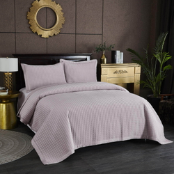 Покрывало 240х260 и 2 наволочки 50х70 Sofi De MarkO Лоретта пудра