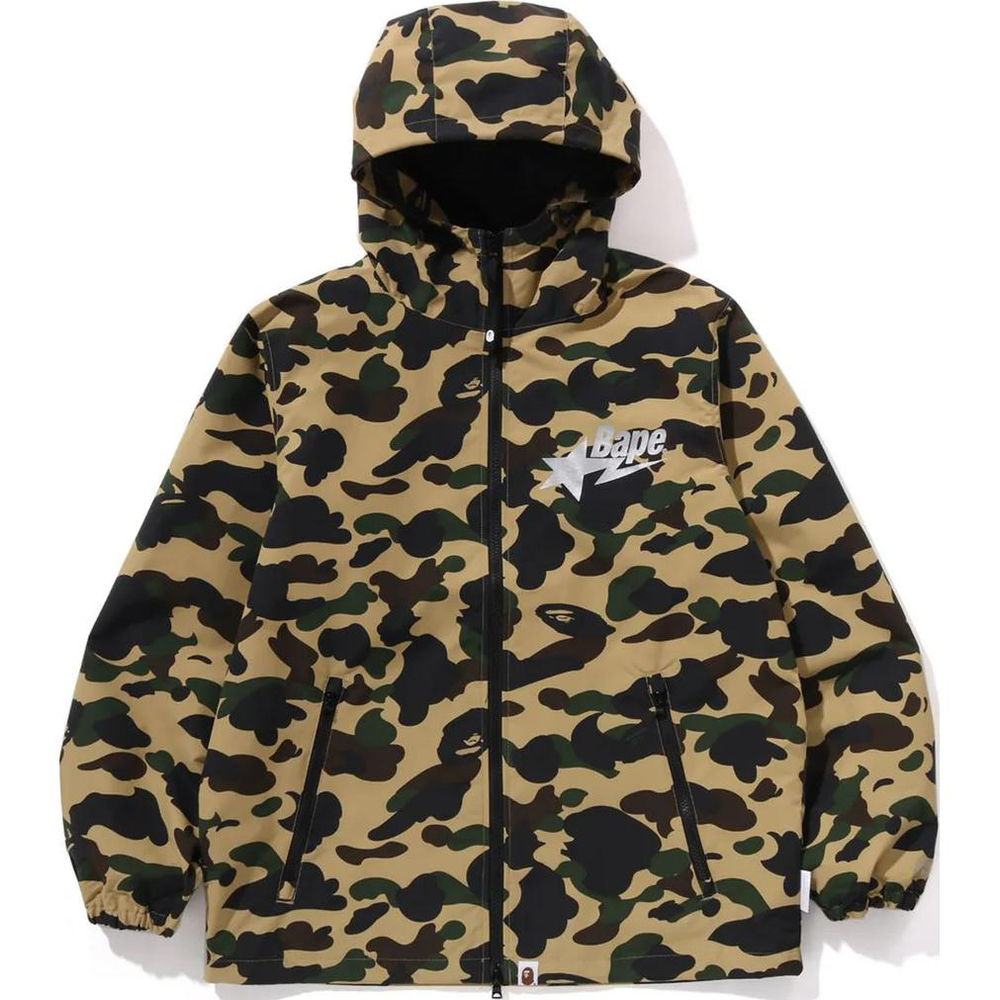 A Bathing Ape Windstopper Products Gore Tex Labs 1st Camo Худи Куртка желтый
