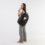 Рюкзак BRAUBERG FASHION CITY универсальный, "Romantic", черный, 44х31х16 см, 270808