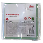 Салфетка микроволоконная VILEDA "МикронКвик", КОМПЛЕКТ 5 шт., микроволокно, зеленые, 38х40 см, 170637