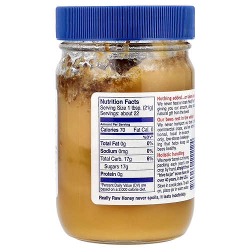 Really Raw Honey, Мед, 453 г (1 фунт)