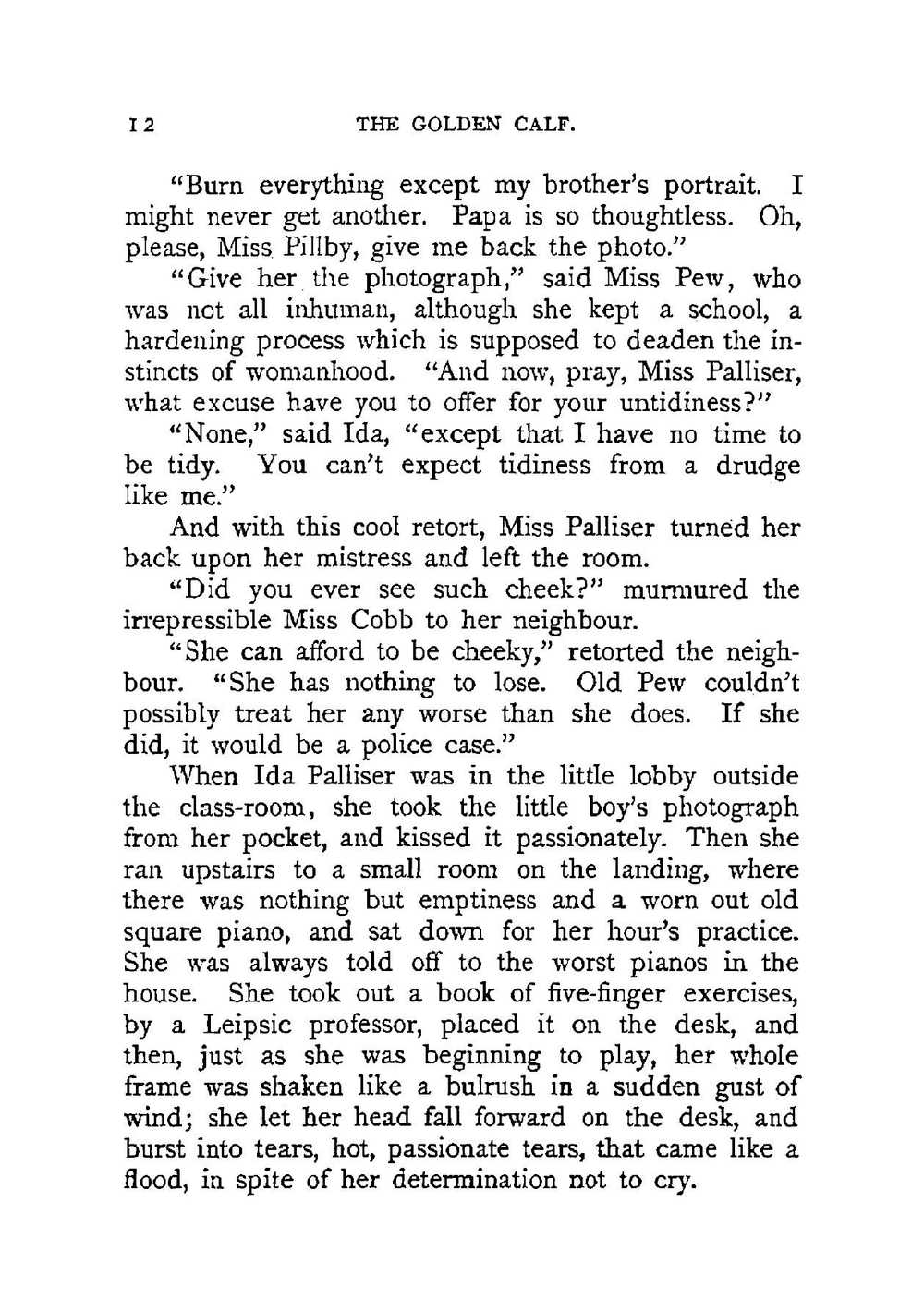 The golden calf: a novel | M. E. Braddon