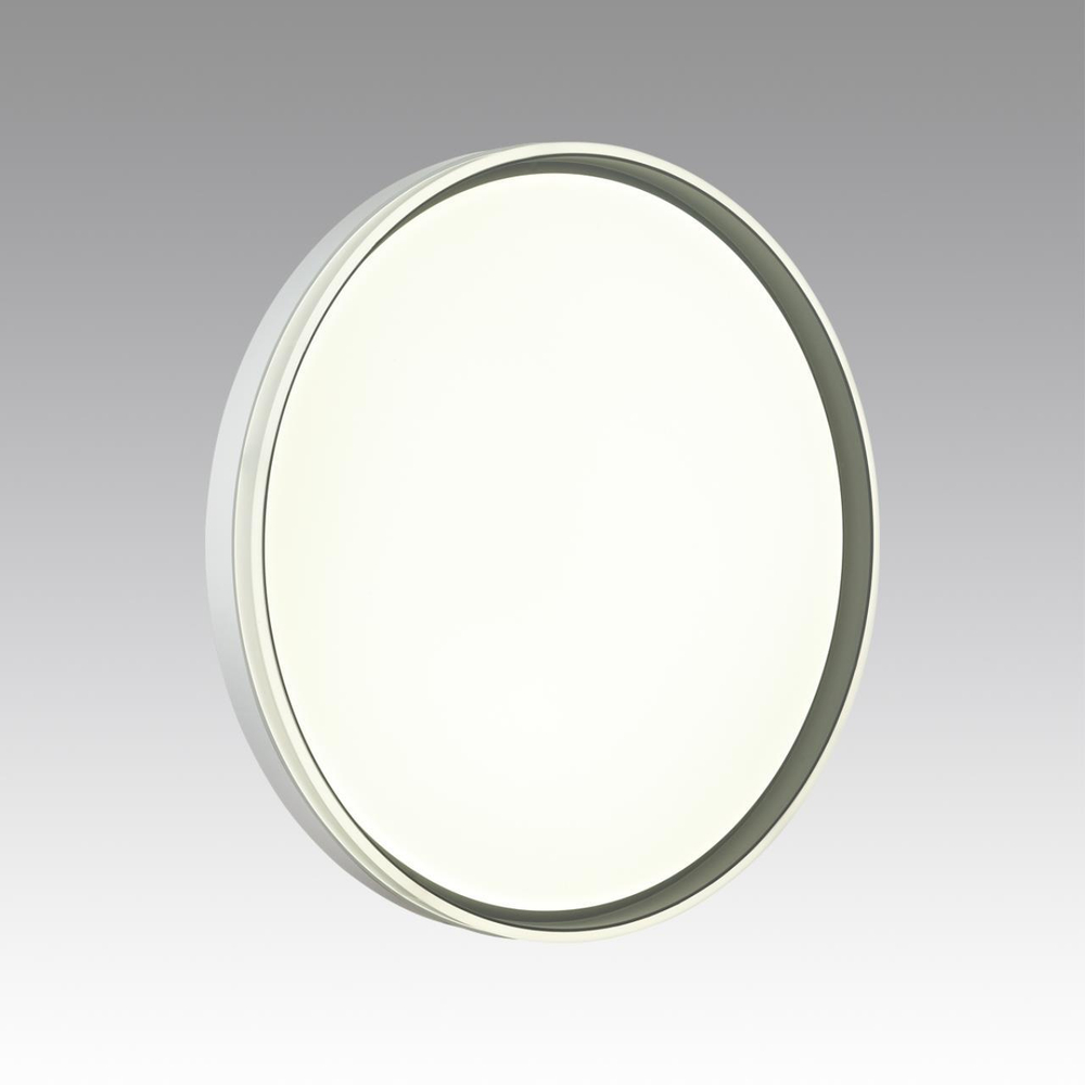 7631/DL PALE SN 043 Потолочный светодиодный светильник/белый/светло-серый LED 48Вт c ДУ 3000-6000К D390 IP43 пульт ДУ SAVI