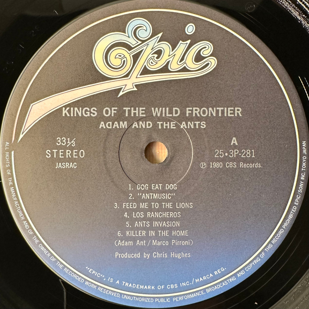 Adam And The Ants ‎– Kings Of The Wild Frontier (Япония 1981г.)