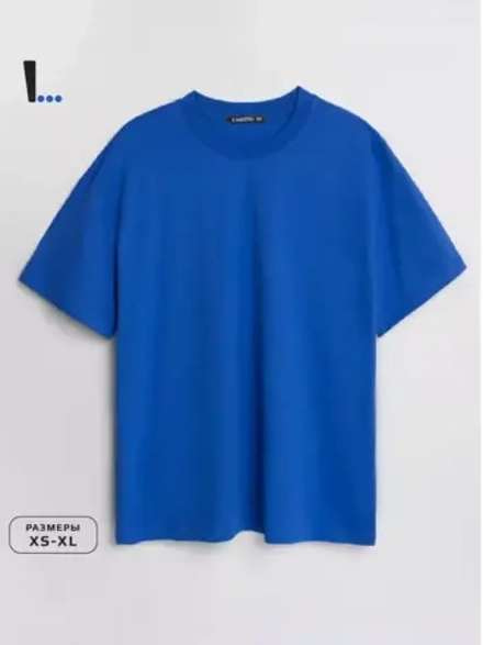 Футболка оверсайз базовая однотонная