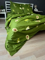 Комплект постельного евро-стандарт AVOCADO, 100% хлопок