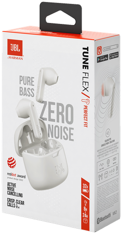 Беспроводные наушники JBL Tune Flex JBLTFLEXWHTAM, белый