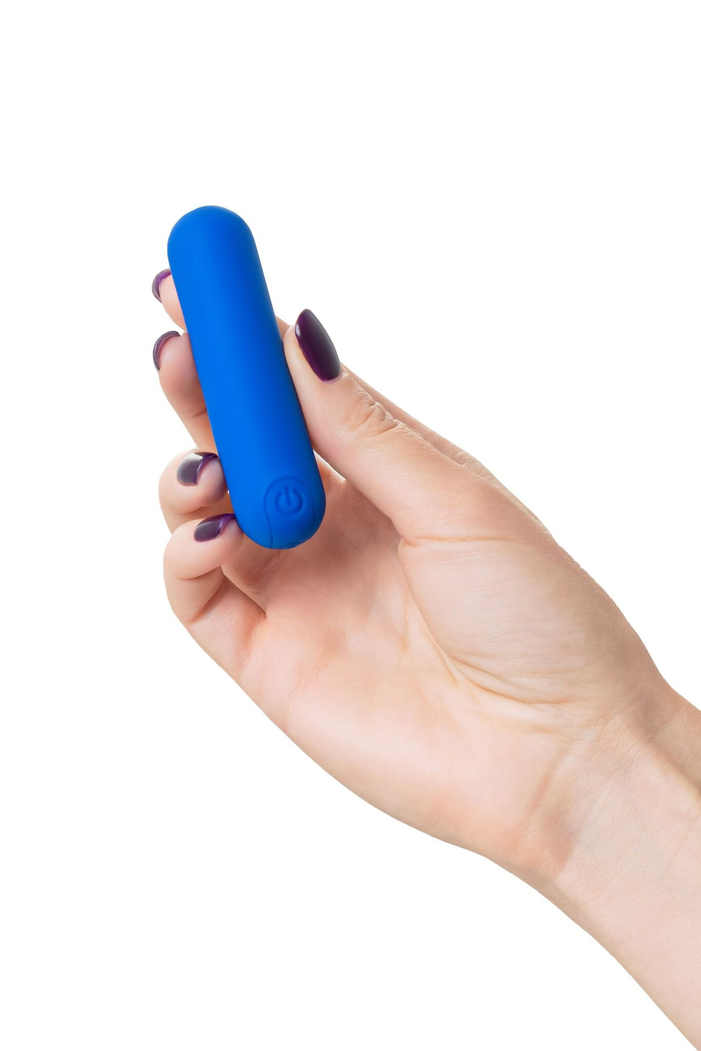 Вибропуля A‑Toys Nep – перезаряжаемая, силикон, 8 см, синяя