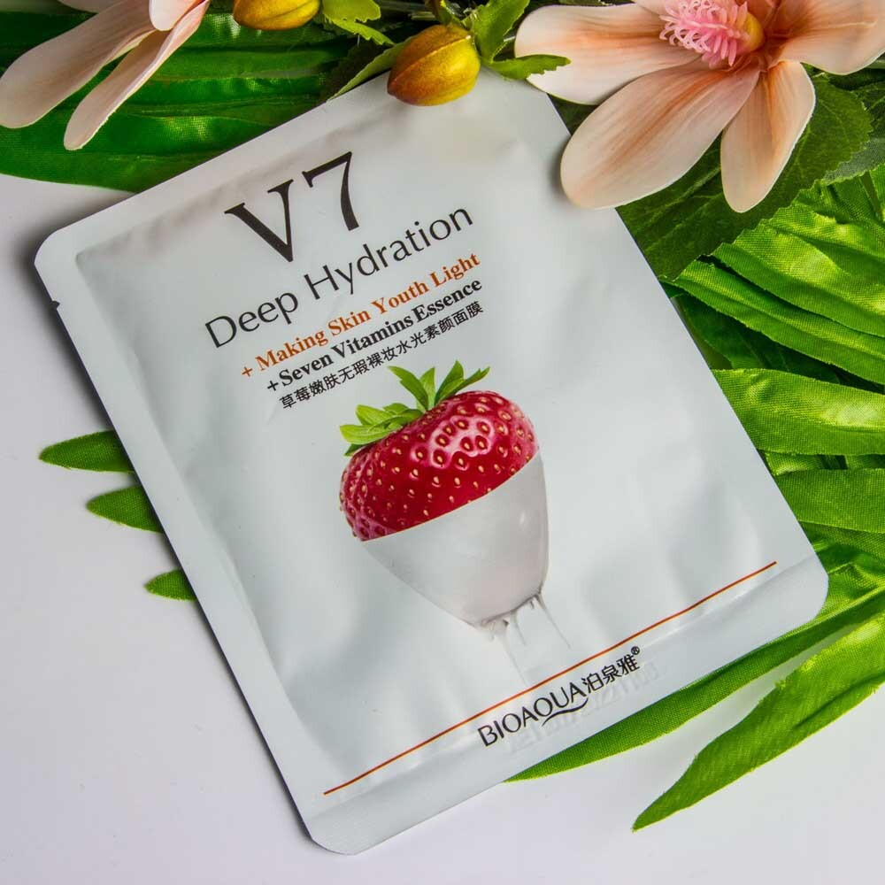 Тканевая маска с клубникой