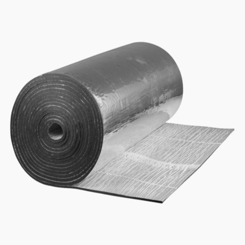 Рулон из вспененного каучука K-FLEX ECO black AD с покрытием ALU Тмакс=130°C черный самоклеящийся