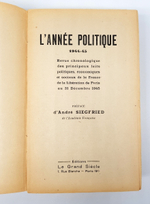 "Lanne politique, conomique, sociale et diplomatique en France