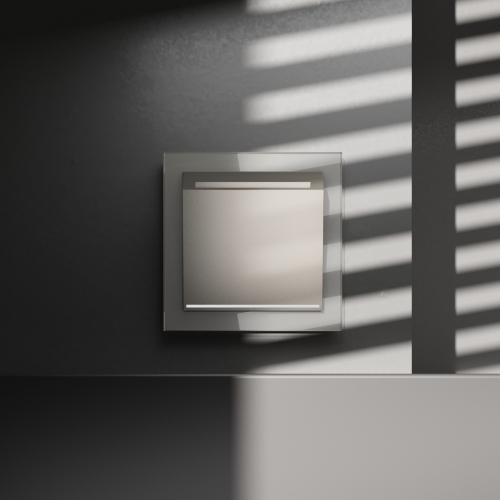 Выключатель встраиваемый VOLTUM S70 карточный 16А, (шелк)