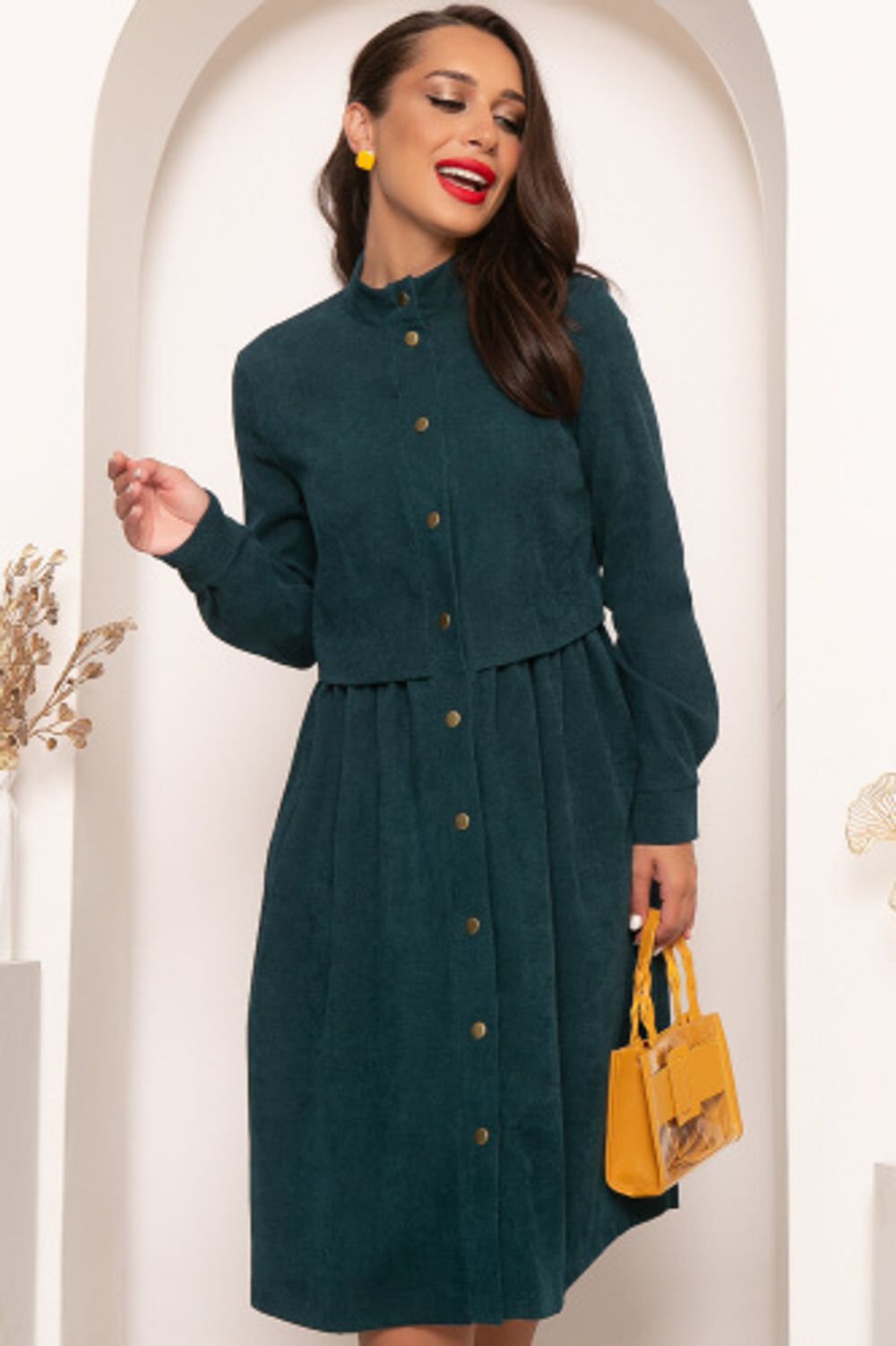 Платье "Муза" (изумруд) П4116 LT Collection (Акция)