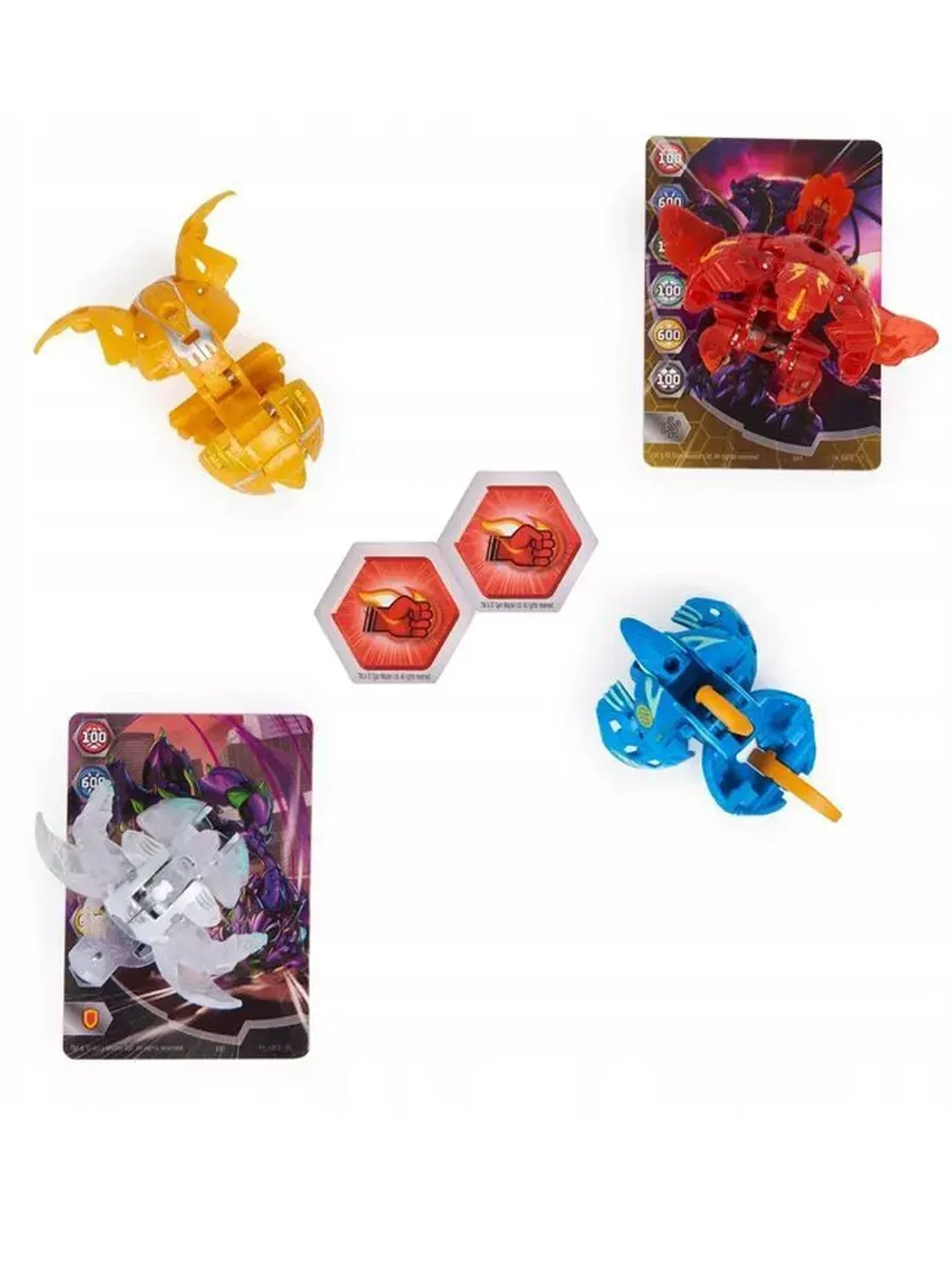 Набор игрушка трансформер Бакуган Evolutions Platinum Battle