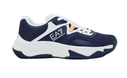 Мужские кроссовки теннисные EA7 Unisex Woven Sneaker - небесный