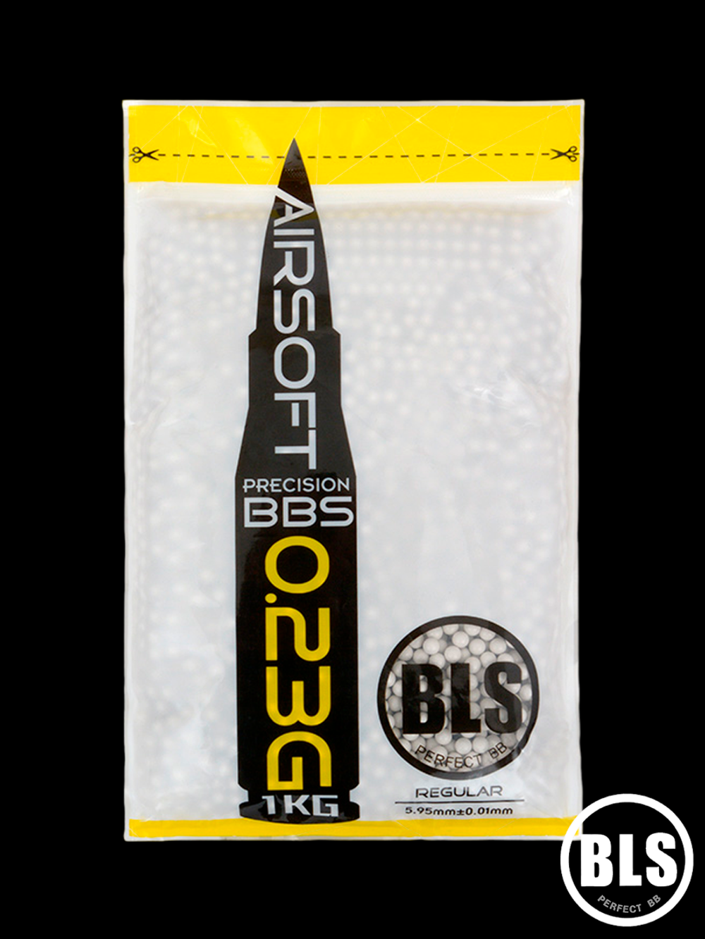 Шары BLS 0,23 g (белые, 4350 шт, 1 кг, пакет)