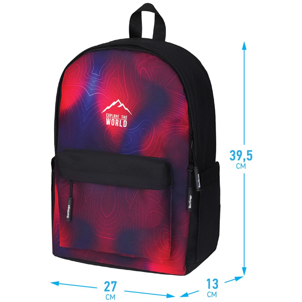 Рюкзак Berlingo Casual Terrain 39,5*27*13см, 500 гр., 1отд. 3карм, уплотненная спинка