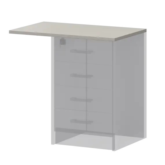 Крышка к приставным тумбам А-706.Ф 730x450x22 Арго