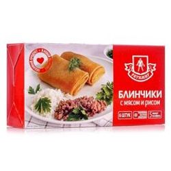 БЛИНЧИКИ РАТИМИР 420 ГР С МЯСОМ И РИСОМ