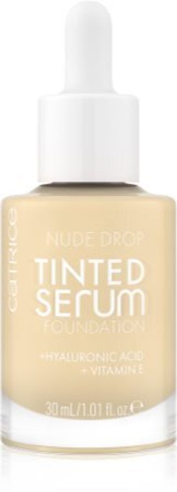 Catrice уход за грунтовкой Nude Drop Tinted Serum Foundation