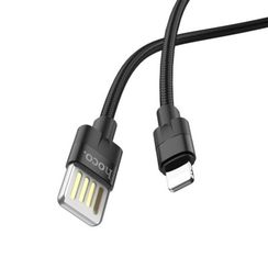 USB HOCO U55 Outstanding для Lightning, 2.4А, длина 1.2м, черный