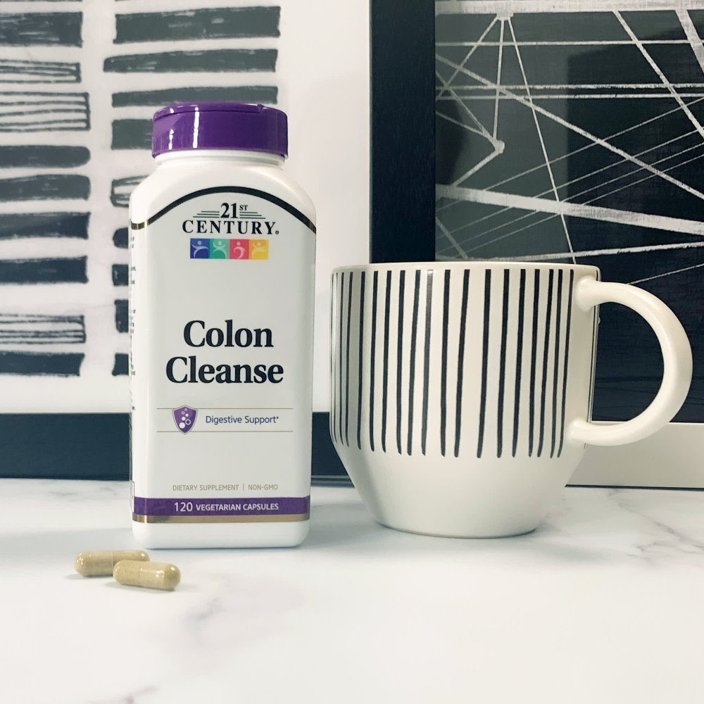 21st Century, Colon Cleanse, 120 вегетарианских капсул