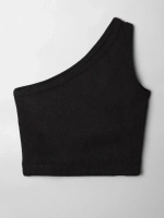 Летний топ для девочки на одно плечо